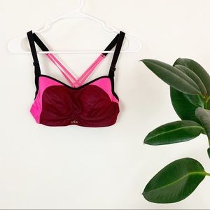 Victoria’s Secret VSX | strappy pink sports bra
